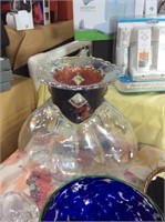 Silvestri iridescent glass vase