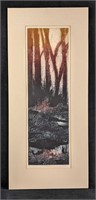 Signed Artwork by Ruth Rodman "Reflection II"