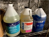 3 JUGS CLEANING CHEMICALS