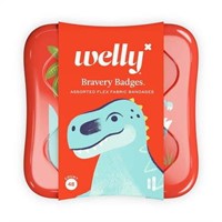 Welly Assorted Dinosaur Fabric Bandages 48 Ct 3pk