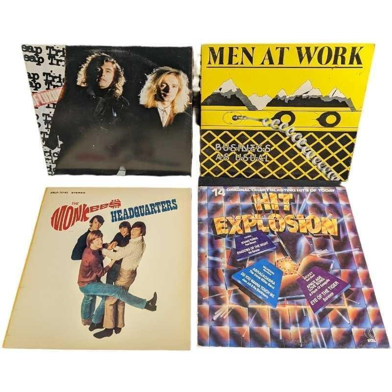 4 Men At Work Cheap Trick Monkees Hits LPs