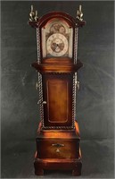 Wooden Clock With Storage