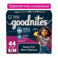 Goodnites Underwear for Girls  S/M  44 Ct