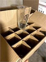 LOT OF 12 NEW BEER GLASSES
