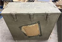WWII Empty Metal Container