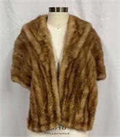 Mink Fur Stole Fashioned By Mary's Fur Salon Athen