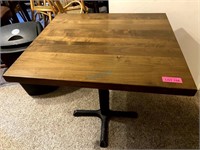 SOLID WOOD DINING TABLE - 27" X 30"