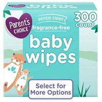 Parent's Choice Baby Wipes  300 Count