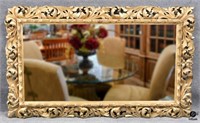 Oversized Mirror in Ornate Gold Frame