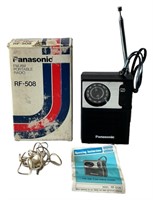 Panasonic RF-508 AM/FM Portable Radio
