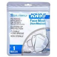Dr. Family Kn95 Face Mask 15 pk