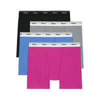 Hanes Women's Mid-Thigh Briefs  Cotton  4-Pack