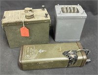 WWII Radio Components and Transformer