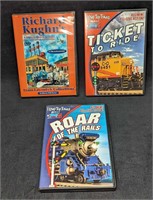 3 Train DVDs Ticket To Ride Roar Of The Rails Trai