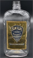 Antique Sam Clay Whiskey Bottle