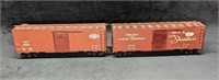 2 O Scale Distressed Illinois & Chicago Boxcars