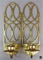 Decorative Crafts Brass Candle Wall Sconces