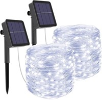 Kolpop Solar String Lights Outdoor, [2 Pack]