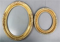 Oval Wood Frames / 2 pc