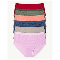 Joyspun Women's Seamless Brief Panties  6-Pack