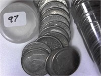 Roll of 50 Silver Roosevelt Dimes