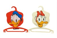 Vintage Disney Donald & Daisy Duck Clothes Hangers