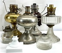 Antique / Vintage Oil Lamps & Parts