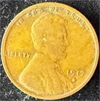 1917-D Lincoln Wheat Penny