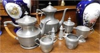 Pewter Serving Pieces.