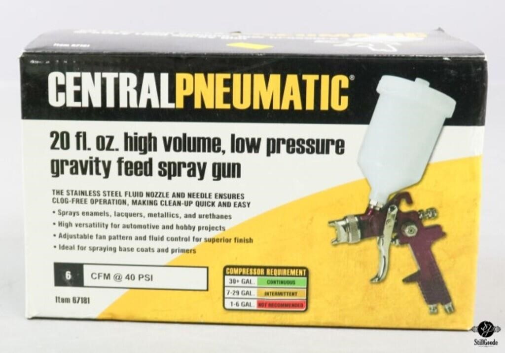 Central Pneumatic 20 fl. oz. Spray Gun