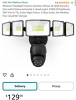 iMaihom Floodlight Camera Outdoor Wired,