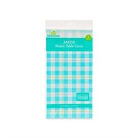 Blue Gingham Tablecloth  54x84  Celebrate