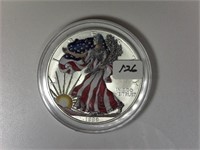 1999 Colorized Silver American Eagle Dollar