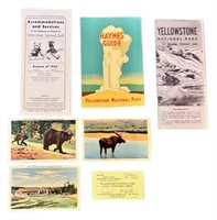 Vintage Yellowstone Haynes Guide & Linen
