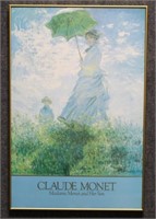 "Madame Monet with Her Son" Art Print by Monet