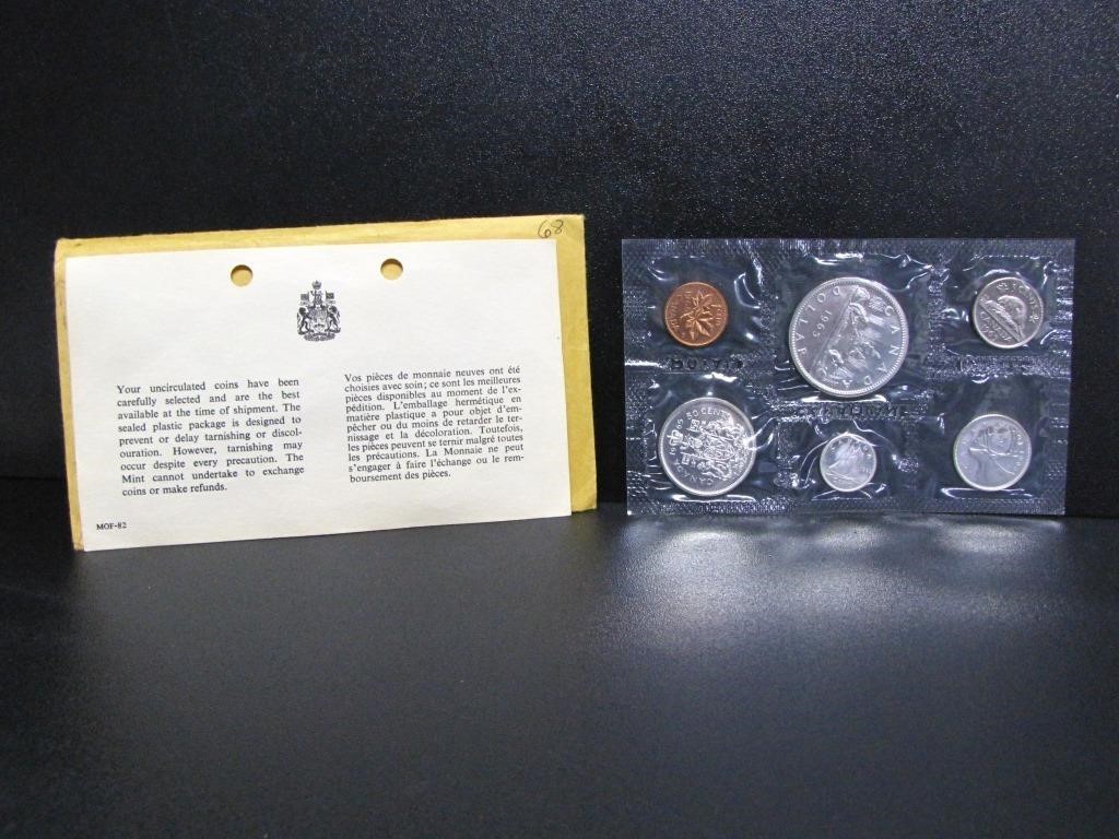 ROYAL CANADIAN MINT UNCIRCULATED 1965 COINS