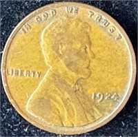 1924 Lincoln Wheat Penny