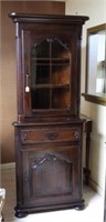 Atelier Maze Louis XV Style Oak Corner Cabinet.