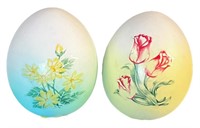 Beautifully Painted Porcelain Eggs