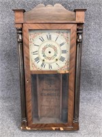 Antique Mahogany Case TLC Clock