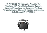 30W Portable PA Speaker System