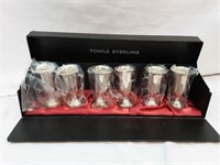 Vintage Towle Sterling Silver Cordial Cup Set