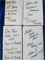 Boxes of quality sports cards