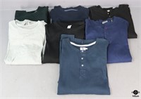 Size XL Men's Long Sleeve T-Shirts / 7 pc