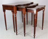 The Bombay Co. Wood Nesting Tables / 3 pc