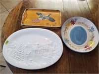 Large Serving Plates and Tray