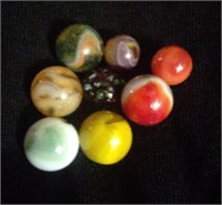 (8) Vintage Marbles
