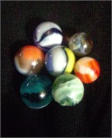 (7) Vintage Marbles