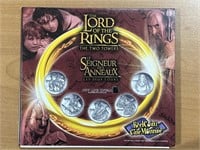 Lord of the Rings- Two Towers 5 Coin Set