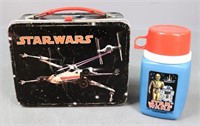 "Star Wars" Metal Lunch Box w/Thermos- 1977